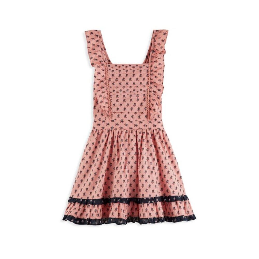 Scotch & Soda Organic Cotton Girls Apron Dress NWT